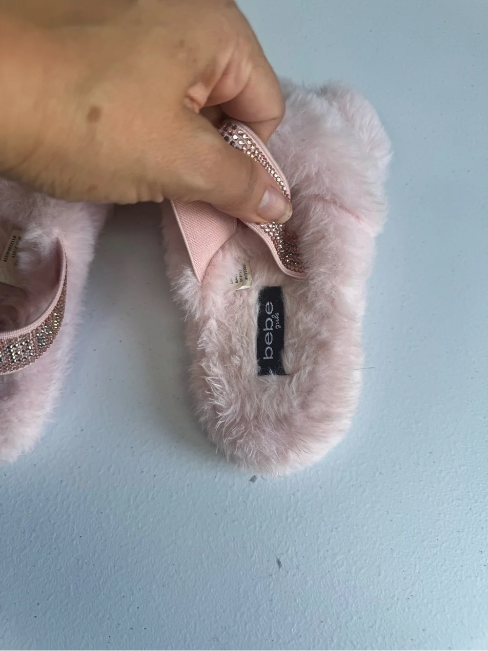 bebe plush faux